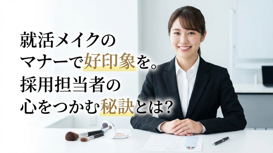 就活メイクのマナーで好印象を。採用担当者の心をつかむ秘訣とは？