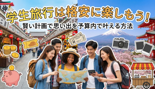 学生旅行は格安に楽しもう！賢い計画で思い出を予算内で叶える方法