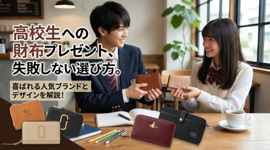 高校生への財布プレゼント、失敗しない選び方。喜ばれる人気ブランドとデザインを解説！