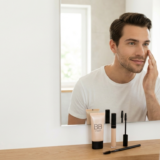 メンズのメイクを自然に見せるコツとは?初心者でもできる基本テクニックを解説。