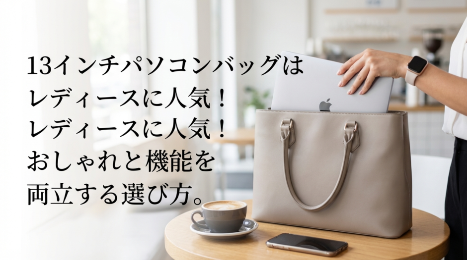 13インチパソコンバッグはレディースに人気！おしゃれと機能を両立する選び方。