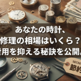 あなたの時計、修理の相場はいくら?費用を抑える秘訣を公開。